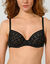 Soutien-gorge forme emboîtante dentelle florale Ace easy feel de Chantelle® - avec armatures (noir)