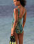 Maillot de bain 1 pi&egrave;ce Cambuja (noir / vert)