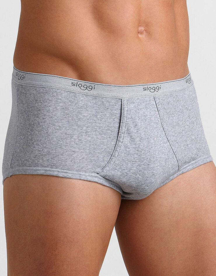 Slip ouvert forme maxi (gris chiné) Slip ouvert forme maxi (gris chiné)
