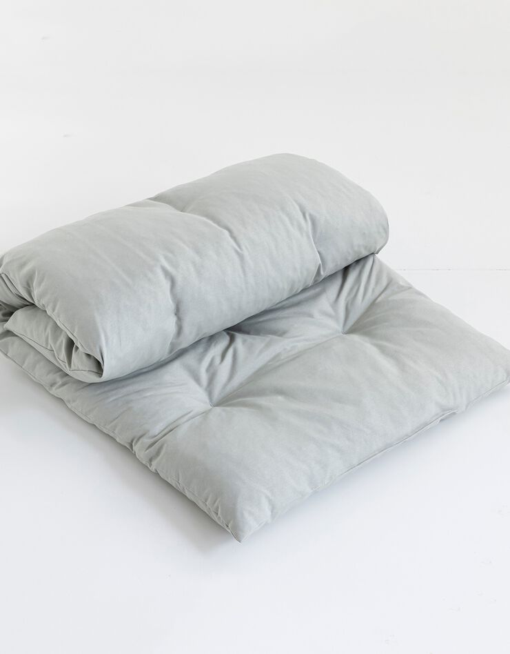 Long coussin de sol uni (gris)