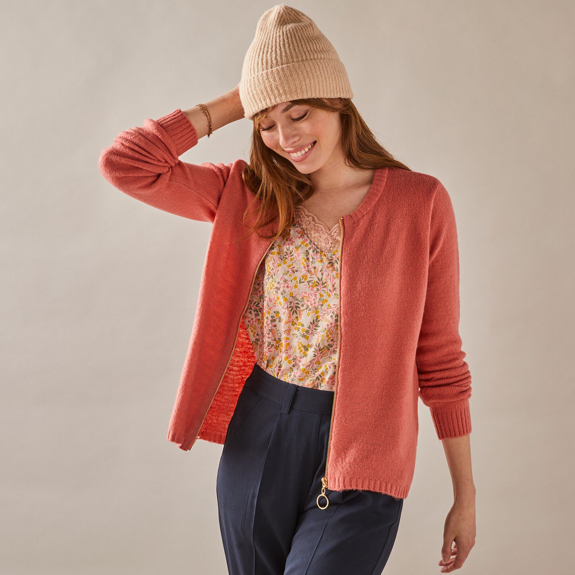 Gilet cheap blanche porte