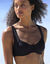 Haut de maillot de bain avec armatures Solaro - forme balconnet (noir)