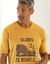 Pyjama pantalon T-shirt manches courtes (jaune / gris)