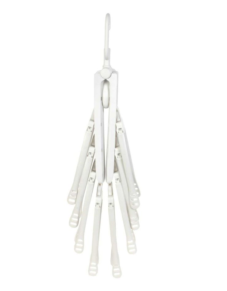 Séchoir à cintres rétractables (blanc) Séchoir à cintres rétractables (blanc)