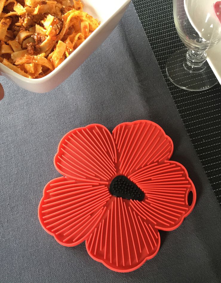 Dessous de plat coquelicot (rouge) Dessous de plat coquelicot (rouge)