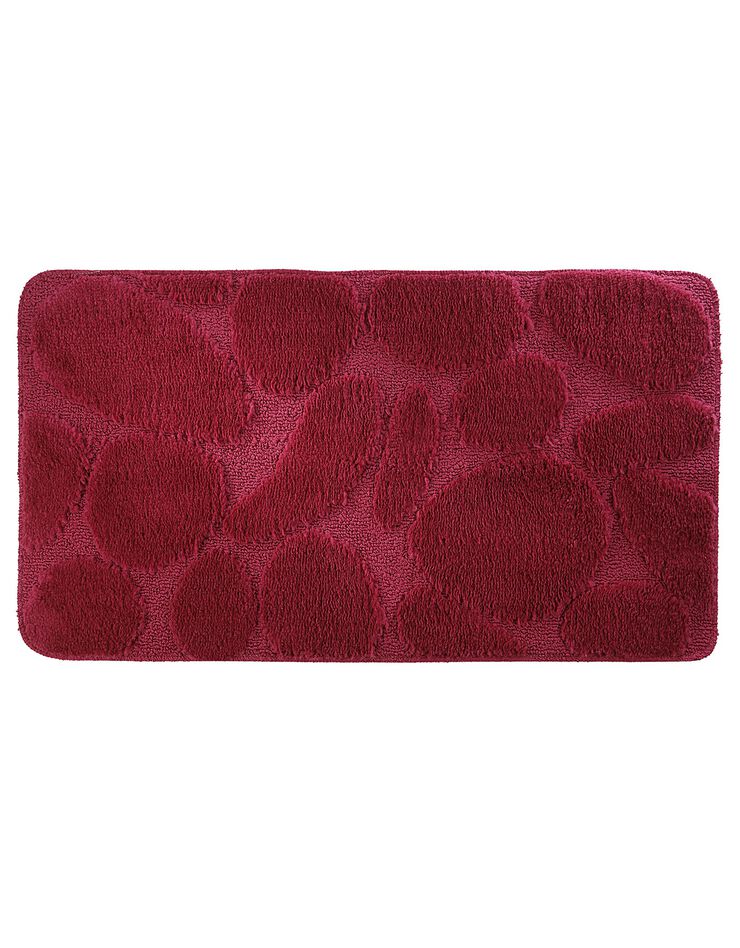 Tapis de bain motif galets (prune) Tapis de bain motif galets (prune)
