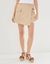 Jupe-short effet portefeuille (beige)