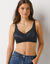 Soutien-gorge forme minimiseur maille et dentelle Teagan - sans armatures (noir)
