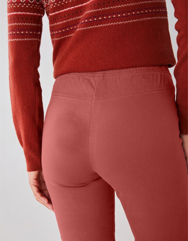 Pantalon sculptant effet ventre plat taille élastiquée (tomette) Pantalon sculptant effet ventre plat taille élastiquée (tomette)