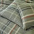 Linge de lit Karl imprimé écossais, en coton (vert)