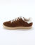 Baskets vintage cro&ucirc;te de cuir color&eacute;es (chocolat)
