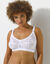 Soutien-gorge dentelle grand maintien, sans armatures (blanc)