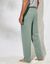 Pantalon pyjama uni vert (vert)