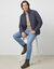 Blouson r&eacute;versible col montant zipp&eacute; (marine)