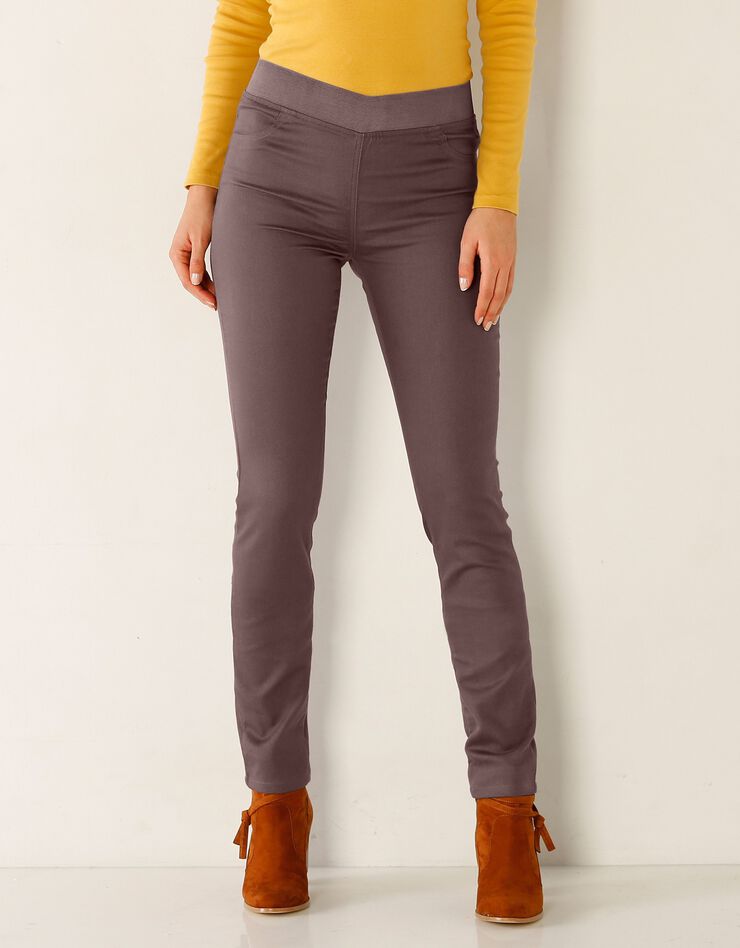 Jegging taille élastiquée ultra confort - petite stature (taupe) Jegging taille élastiquée ultra confort - petite stature (taupe)