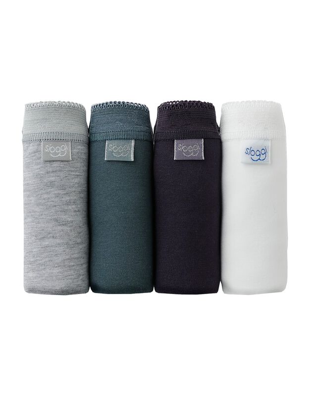 Culotte maxi Basic+, lot de 3 achetées +1 GRATUITE (1) (foncé)