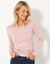 T-shirt manches longues, jersey en coton biologique(**) (rose grisé)