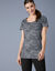 Tee-shirt chiné manches courtes en coton biologique(**) (noir chiné)