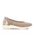 Ballerines compensées (beige irisé)