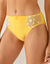 Culotte microfibre tulle brodé Caminata (jaune)