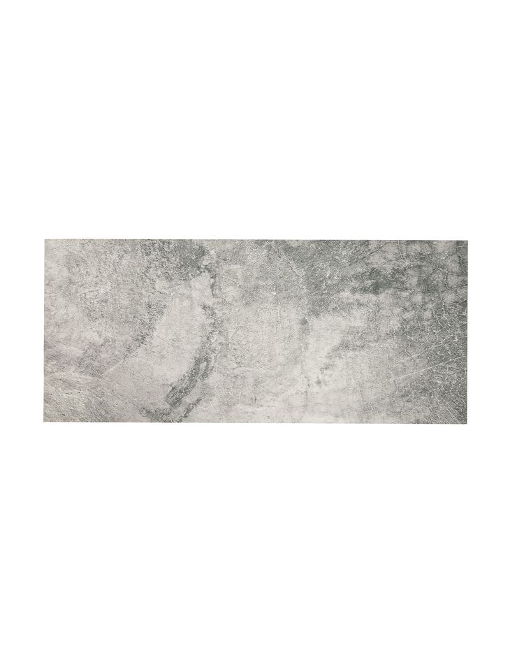 Tapis vinyle effet béton ciré (gris)