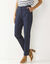 Pantalon 7/8ème coupe cigarette, jean (stone)