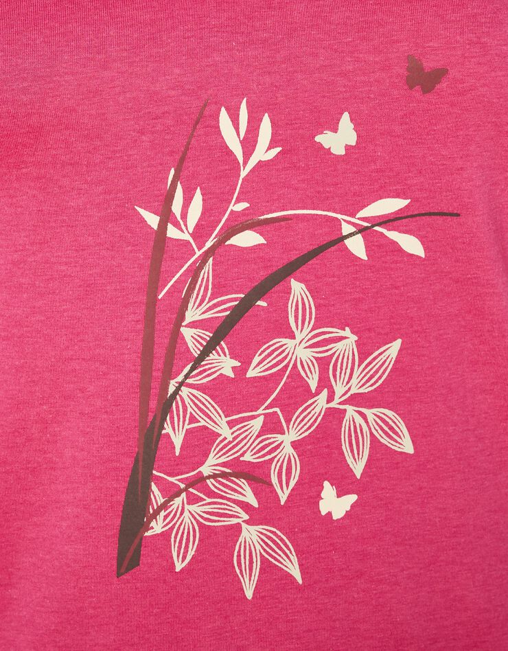 Pyjama en coton et viscose à manches longues, imprimé Florentine (fuchsia / prune) Pyjama en coton et viscose à manches longues, imprimé Florentine (fuchsia / prune)