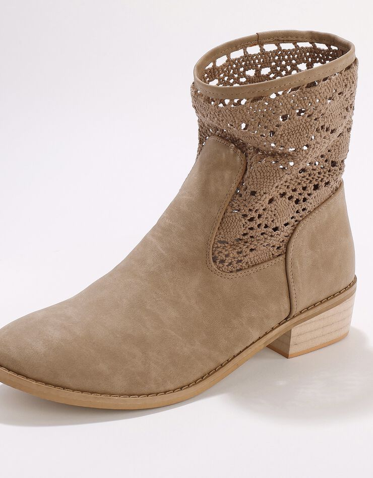 Boots macramé (taupe) Boots macramé (taupe)