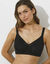 Soutien-gorge coton stretch avec bonnets moulés - sans armatures (noir)