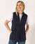 Veste polaire zippée sans manches (marine)