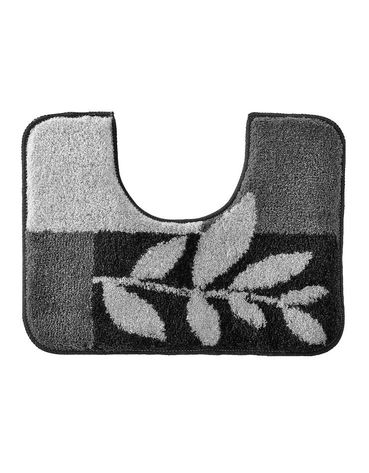 Tapis de bain motif provençal (gris) Tapis de bain motif provençal (gris)