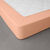 Drap-housse uni coton bonnet 32 cm (melon)