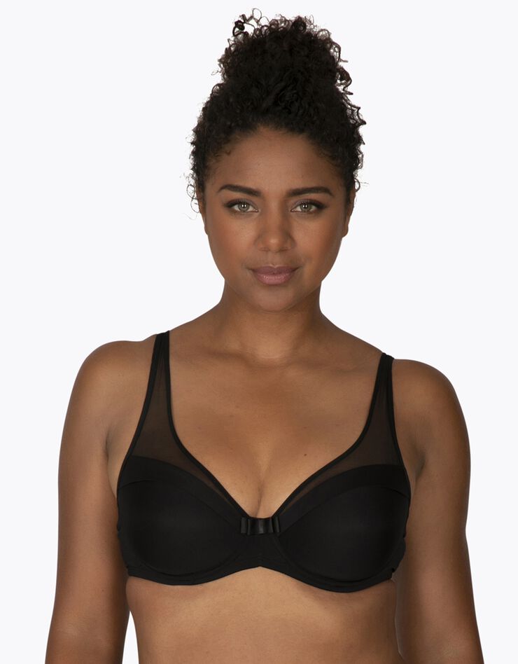 Soutien-gorge à armature Tulle Design WELL® (noir) Soutien-gorge à armature Tulle Design WELL® (noir)