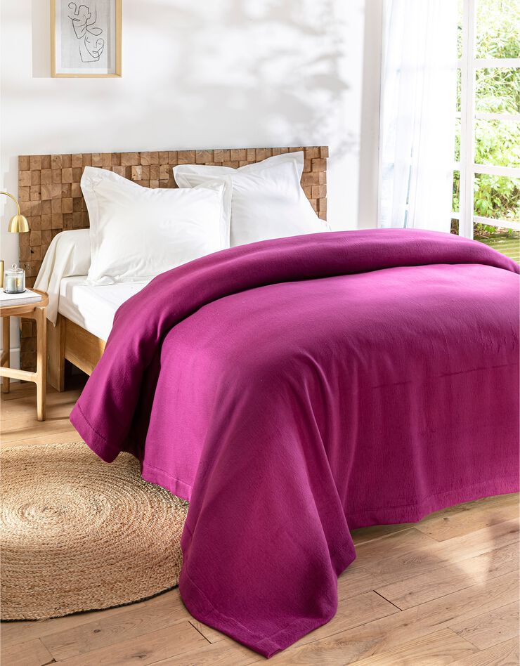Couverture en flanelle 420g/m² (prune)