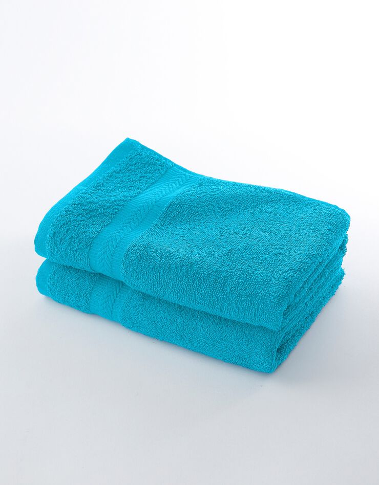 Eponge unie 420 g/m2 confort moelleux (turquoise)