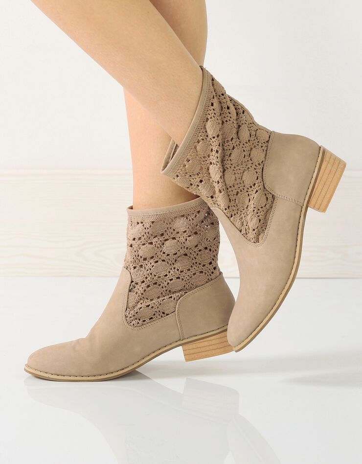Boots macramé (taupe) Boots macramé (taupe)
