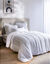 Couette chaude garnissage fibres recyclées** 300 g/m² (blanc)