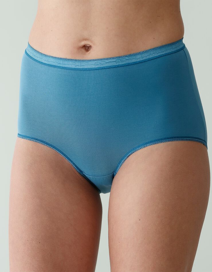 Culotte super maxi basique - lot de 3 (orange + bleu + bleu canard) Culotte super maxi basique - lot de 3 (orange + bleu + bleu canard)