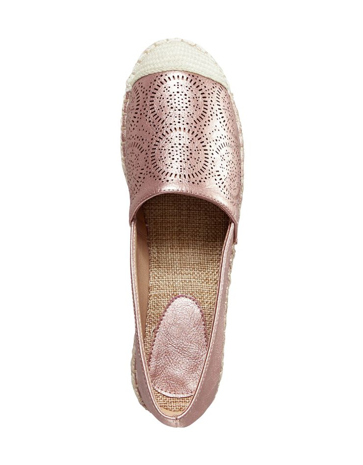 Espadrilles perforées irisées (bronze)