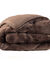 Couette synth&eacute;tique double face 350 g/m&sup2; (chocolat)