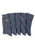 Mi-chaussettes fantaisie "sport" - lot de 5 paires (bleu jean)