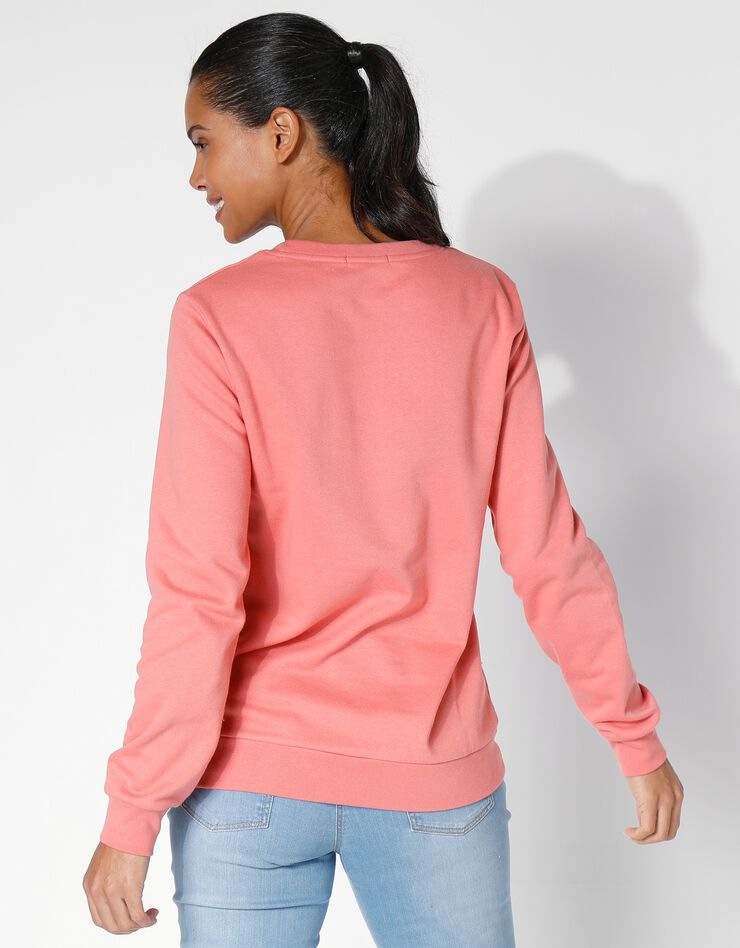 Sweat molleton uni (corail grisé) Sweat molleton uni (corail grisé)