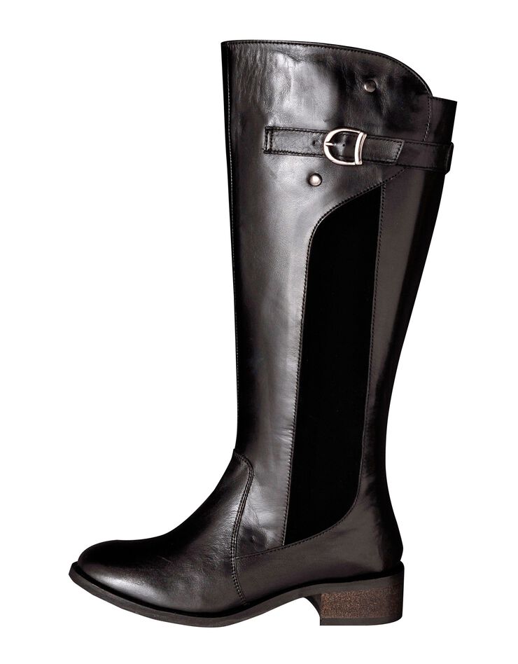 bottes cavalières marron