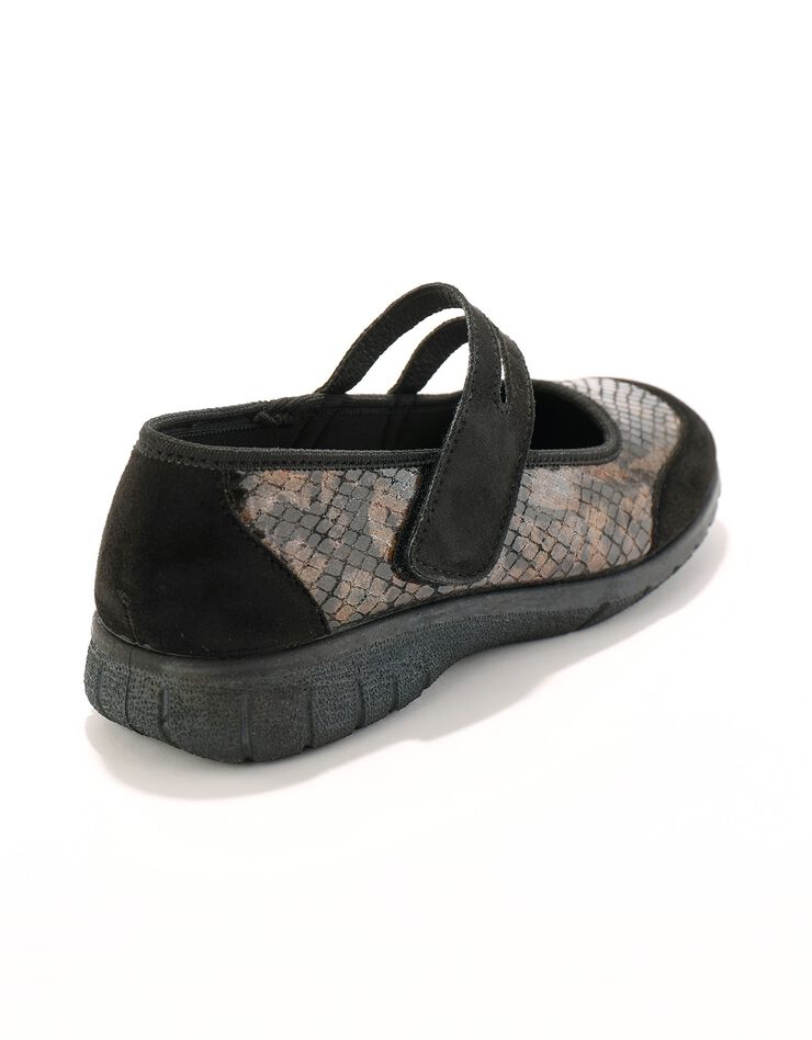 Babies scratchées spécial pieds sensibles en tissu extensible (noir) Babies scratchées spécial pieds sensibles en tissu extensible (noir)
