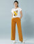 Pantalon coupe large, Spécial Petites (curry)