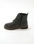 Boots &agrave; lacets semelle crant&eacute;e (noir)