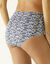 Culotte forme maxi coton stretch imprimé "fleurs" - lot de 4 (bleu / vert)