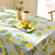 Nappe toile cirée imprimé citrons (gris / jaune)