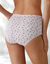 Culotte coton forme maxi unie prune et imprimée pissenlit - lot de 7  (prune / parme)