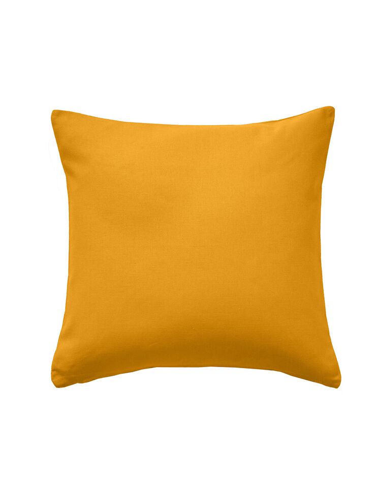 Housse de coussin unie bachette - lot de 2 (jaune)